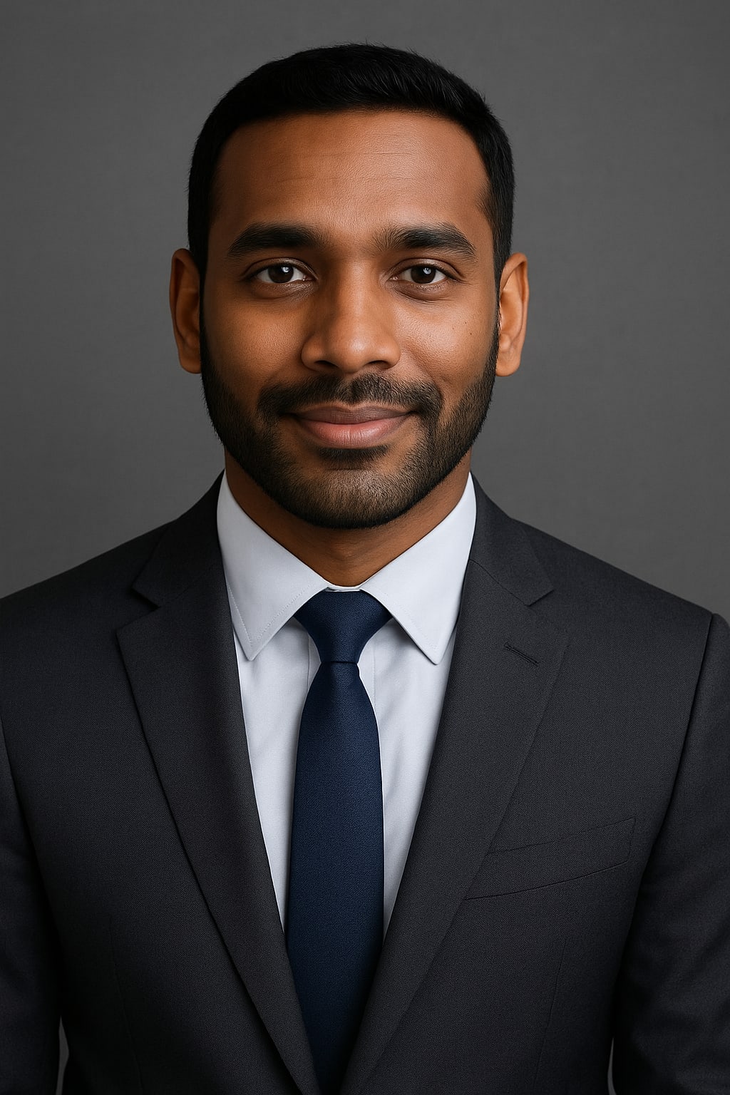 Professioneller Headshot aus demselben Foto